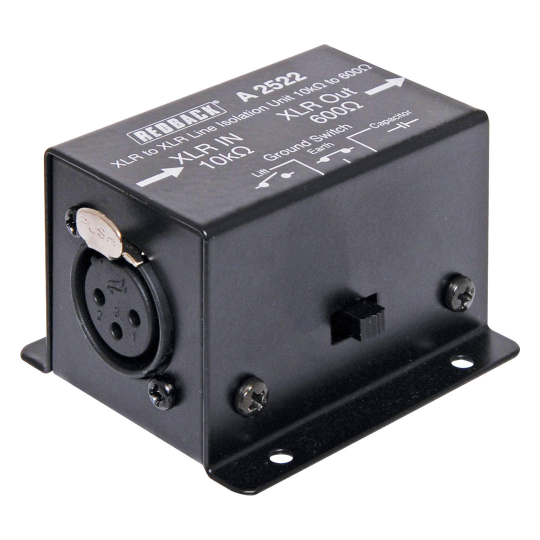 AA2522 Line Isolation Transformer 10kΩ; to 600Ω; XLR Soundcraft